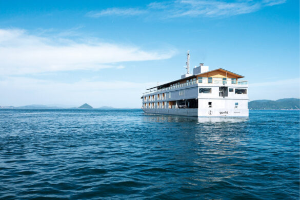 せとうちの海の浮かぶ、ちいさな宿　-ガンツウ guntû- JTBロイヤルロード銀座20周年記念特別貸切クルーズ　5日間