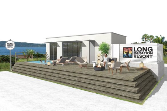 福岡市「海の中道」に誕生したグランピングリゾートホテル LONG VACATION RESORT トレーラーハウスのオーナーを募集