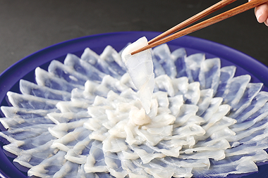 <span style="color: #fff;background-color: #C6860E;padding: 3px;margin-right: 5px;font-size: 75%;">複数設定あり</span><br>本場関門とらふぐ刺身セット （4～5人前）