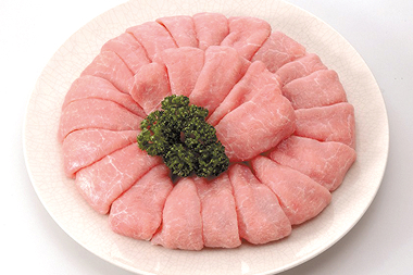 【冷蔵直送】上州麦豚ロース肉1kg しゃぶしゃぶ用