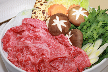 【冷蔵直送】上州牛肩ロース500g すき焼き用