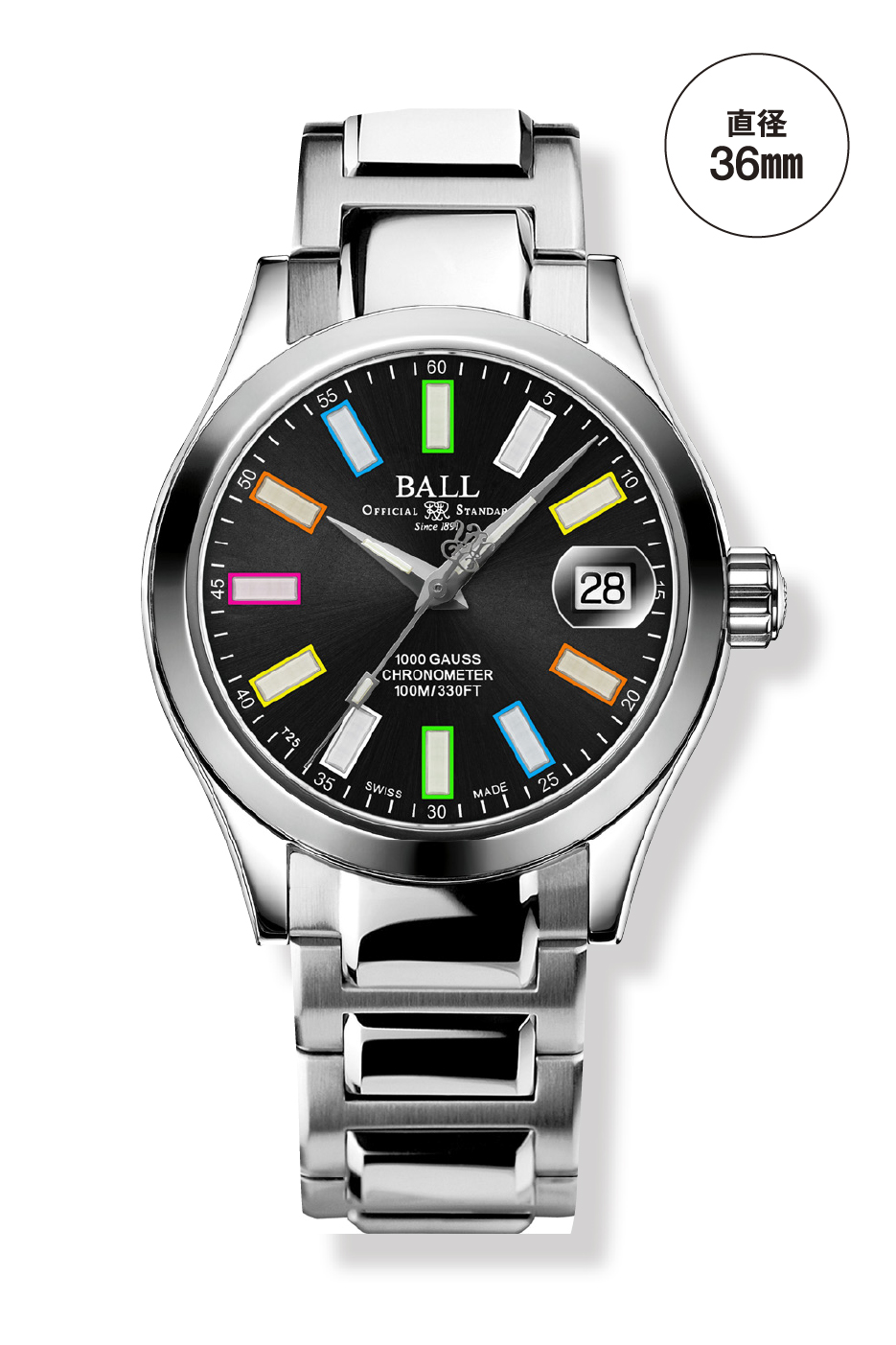BALL Watch（ボールウォッチ）エンジニア マーべライト クロノメーター36／NL9616C-S3CJ-BKR