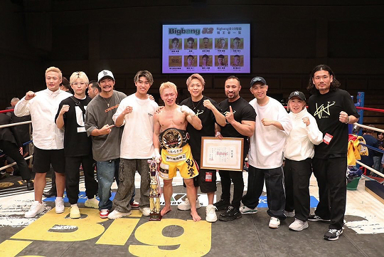 今年6月にBigbang王者となり、2019年のKrushに続き自身二つ目のベルトを獲得した晃貴さん。