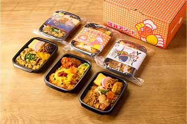 駅弁アソート3種6個（チキン弁当・とりめし・深川めし）