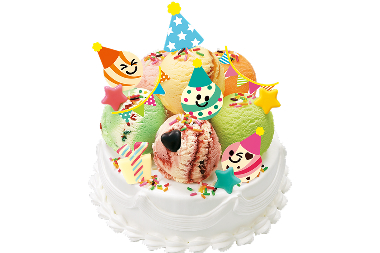 【店舗で交換できる！eギフト配信】<br>サーティワン アイスクリーム アイスクリームケーキ 1枚