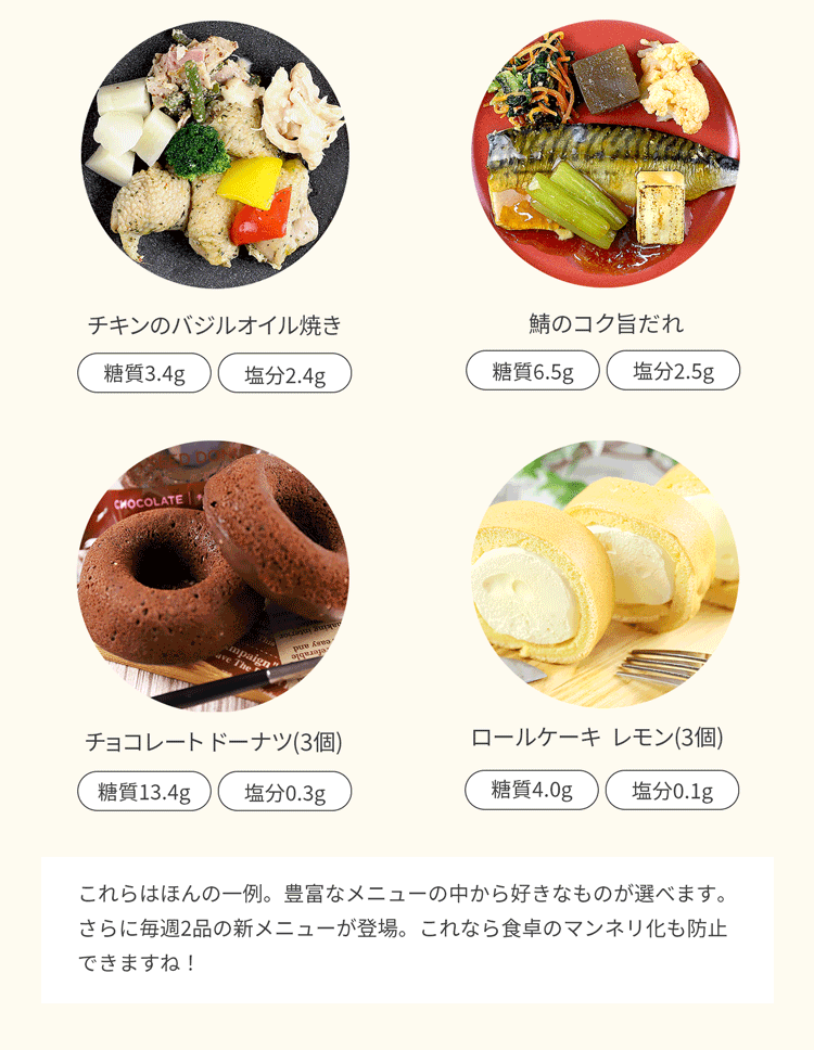 毎日おいしい食事で健康管理