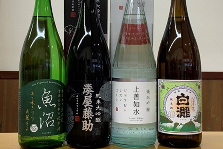 越後湯沢の地酒 白瀧酒造バラエティセット（1800ml×4本）